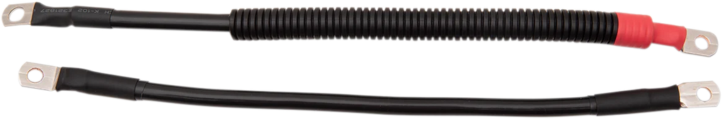 Black Battery Cable Set - '10-'13 XL DragSpecialties E25-0091B-D6 - Main Product View