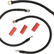 Load image into Gallery viewer, Black Battery Cable Set - '65-'84 FL DragSpecialties E25-0091B-T6 - Main Product View