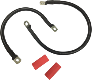 Black Battery Cable Set - '86-'03 XL DragSpecialties E25-0091B-D3 - Main Product View