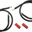 Load image into Gallery viewer, Black Battery Cable Set - '89-'92 FL DragSpecialties E25-0091B-D4 - Main Product View
