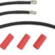 Load image into Gallery viewer, Black Battery Cable Set - '91-'93 Dyna DragSpecialties E25-0091B-T3 - Main Product View