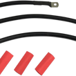 Load image into Gallery viewer, Black Battery Cable Set - '94-'09 Dyna DragSpecialties E25-0091B-T2 - Main Product View