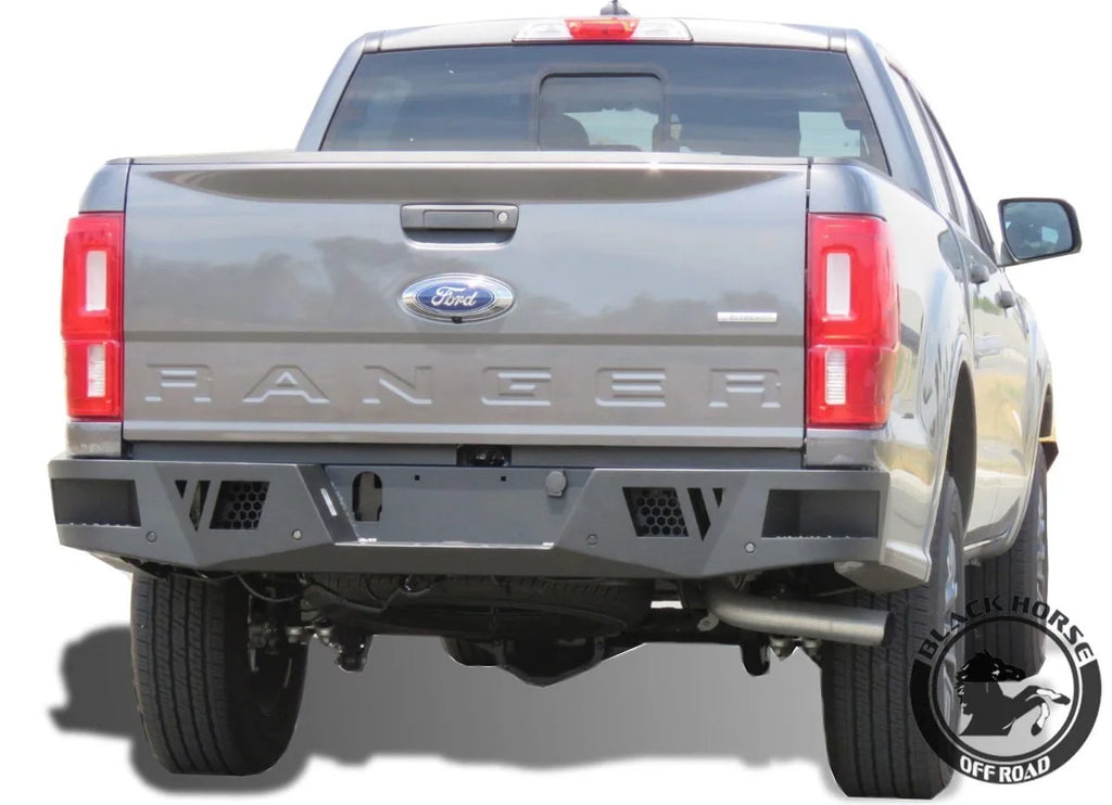 Black Horse Off Road Armour Heavy Duty Rear Bumper ARB-FORA - Detail View