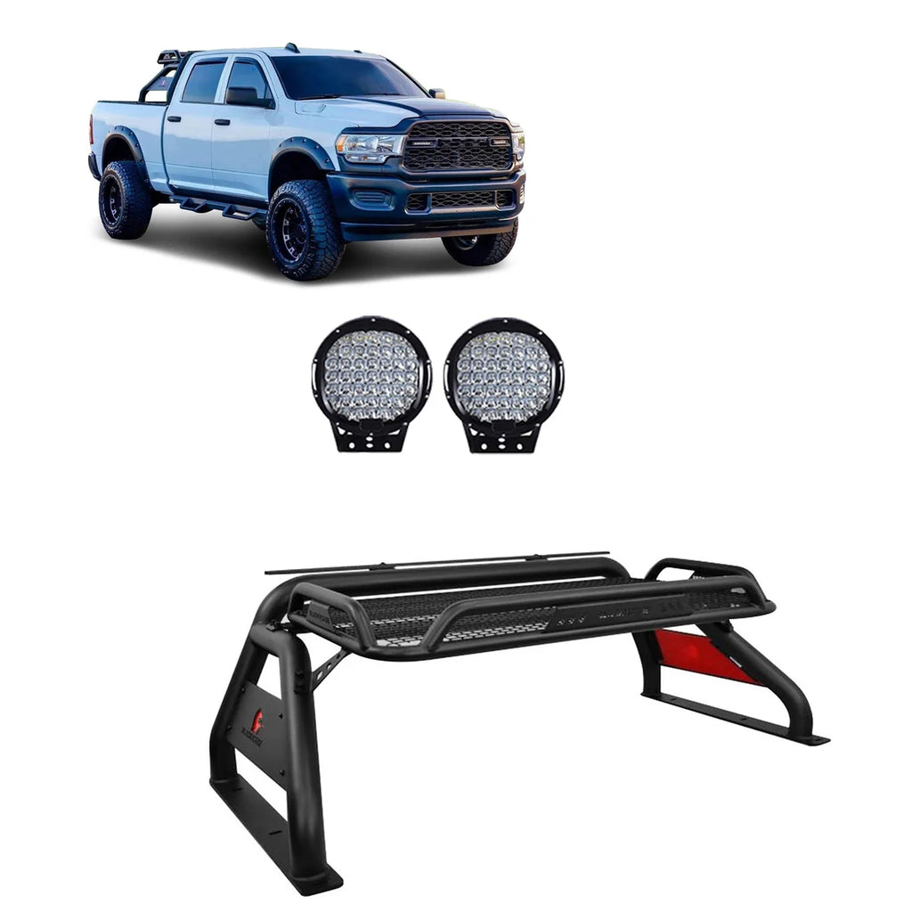 Black Horse Off Road Atlas Roll Bar Kit RB-BA1B-PL69B