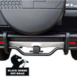 Load image into Gallery viewer, Black Horse Off Road Black Steel Double Tube 8D098601A fits 2007-2014 Toyota FJ Cruiser - Detail View
