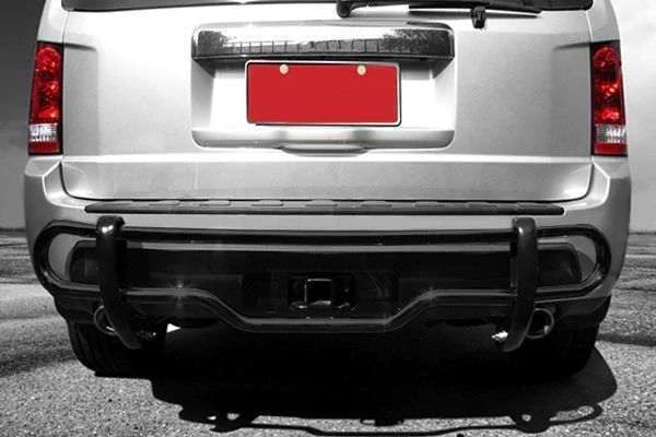 Black Horse Off Road Black Steel Double Tube 8HO5A fits 2009 Honda Pilot - Detail View