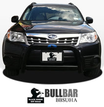 Load image into Gallery viewer, Black Horse Off Road Black Steel No skid plate BBSU01A fits 2009-2013 Subaru Forester - Detail View
