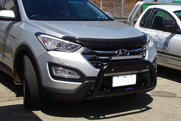 Black Horse Off Road Black Steel No skid plate CBB-HYB6201 fits 2007-2012 Hyundai Santa Fe - Detail View