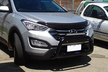 Load image into Gallery viewer, Black Horse Off Road Black Steel No skid plate CBB-HYB6201 fits 2007-2012 Hyundai Santa Fe - Detail View