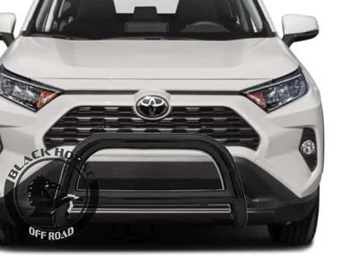 Black Horse Off Road Black Steel No skid plate CBB-TOB4802 fits 2019 Toyota RAV4 - Detail View