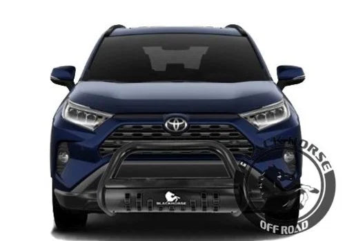 Black Horse Off Road Black Steel Skid Plate CBB-TOB4802SP fits 2019-2022 Toyota RAV4 - Detail View