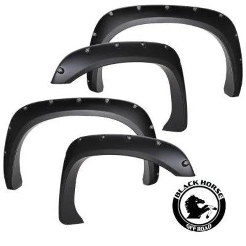 Black Horse Off Road Black TPO Smooth Paintable Pocket Style FF-DORA-19-SM fits 2019-2022 Ram 1500 - Main Product View