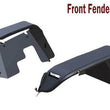 Load image into Gallery viewer, Black Horse Off Road Front Inner Fender Flares Liners TFFJL4F fits 2018-2022 Jeep Gladiator / Wrangler - Main Product View