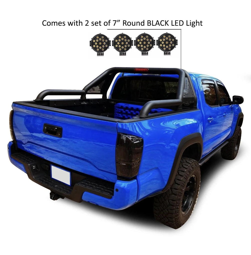 Black Horse Off Road Gladiator Roll Bar Kit GLRB-03B-PLB fits Jeep Gladiator