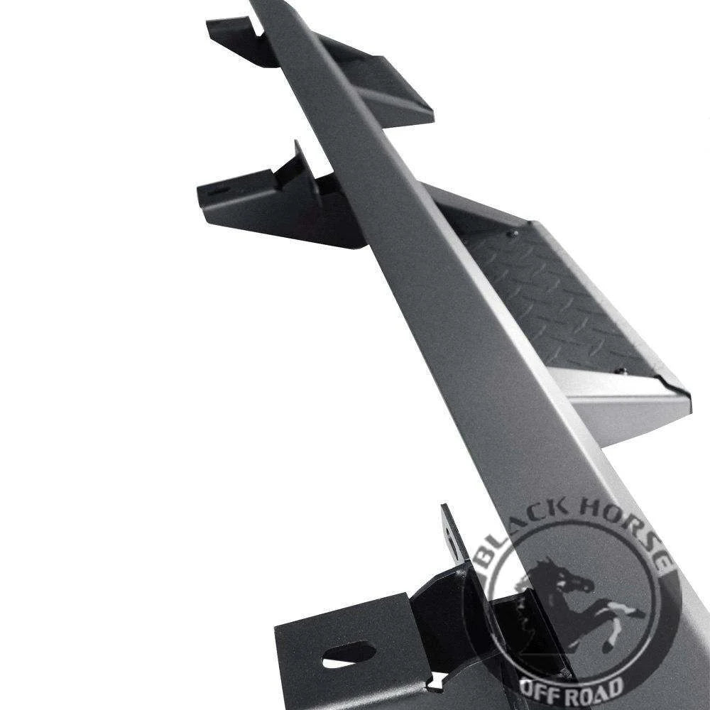 Black Horse Off Road Impact Heavy Duty Drop Side Steps IM-DORAQC-19 fits 2019-2022 Ram 1500 - Main Product View