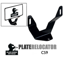 Load image into Gallery viewer, Black Horse Off Road License Plate Bracket C59 - Main Product View