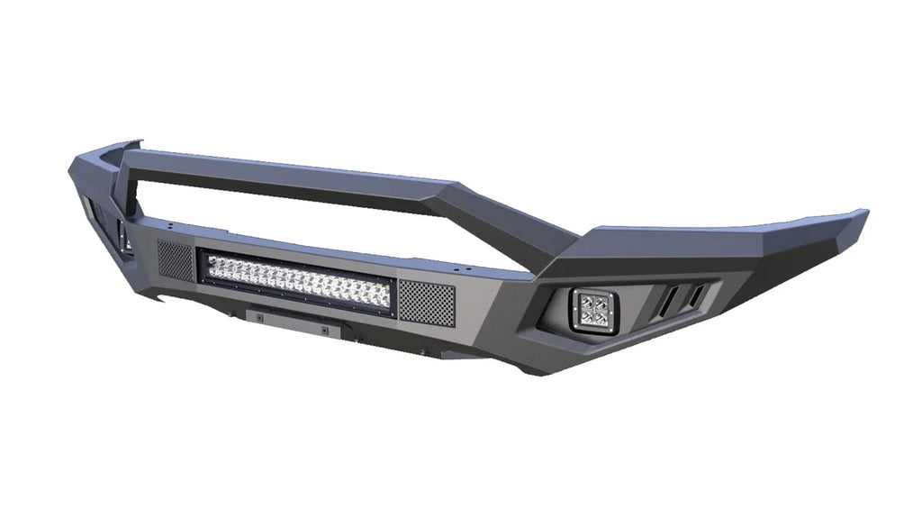 Black Horse Off Road Matte Black Steel Armour II Front Bumper AFB-RA16-BN fits 2016-2018 Ram 1500 REBEL