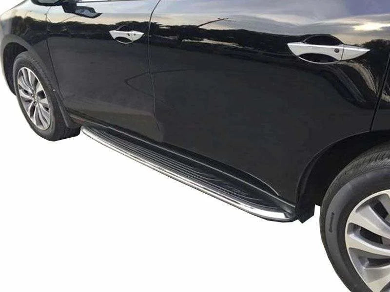 Black Horse Off Road OEM Replica Running Boards RACMD fits 2016-2022 Honda Pilot - Side View