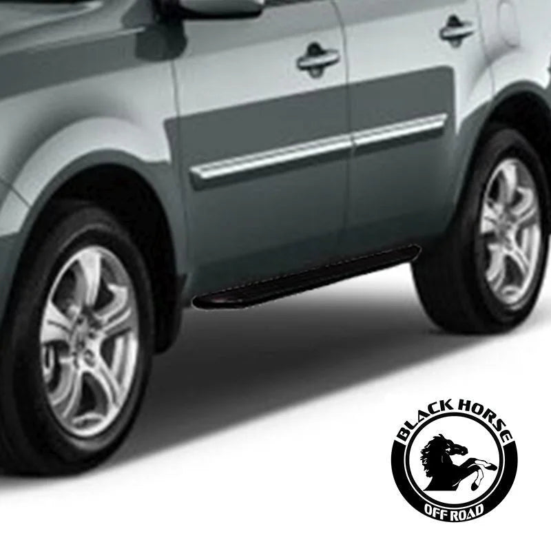 Black Horse Off Road Peerless Running Boards PR-HOP109BK fits 2007-2013 Acura MDX / 2009-2015 Honda Pilot - Detail View