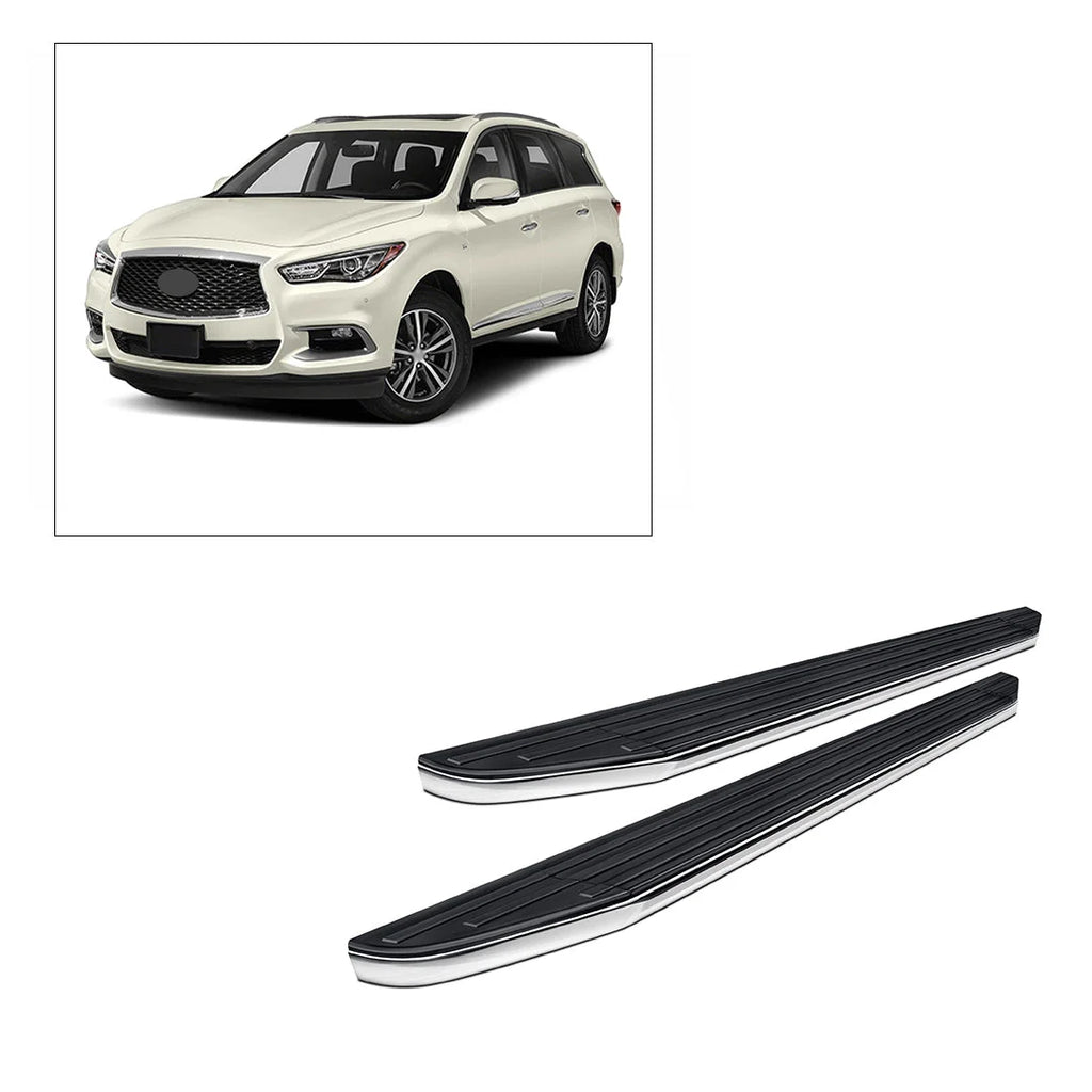 Black Horse Off Road Premium Running Boards PR-NIPA13 fits 2014-2020 Infiniti QX60 / 2021-2022 Nissan Pathfinder / 2013-20...