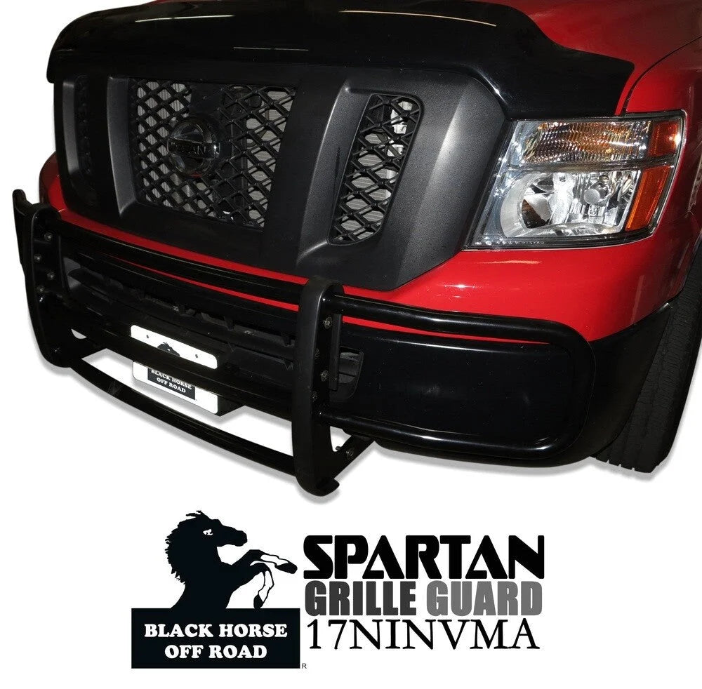 Black Horse Off Road Spartan Grille Guard 17NINVMA fits 2012-2021 Nissan NV1500 / 2012-2021 Nissan NV2500 / 2012-2021 Niss...