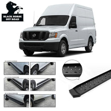 Load image into Gallery viewer, Black Horse Off Road Spartan Running Boards SR-NIR405396 fits 2012-2021 Nissan NV1500 / 2012-2021 Nissan NV2500 / 2012-202...