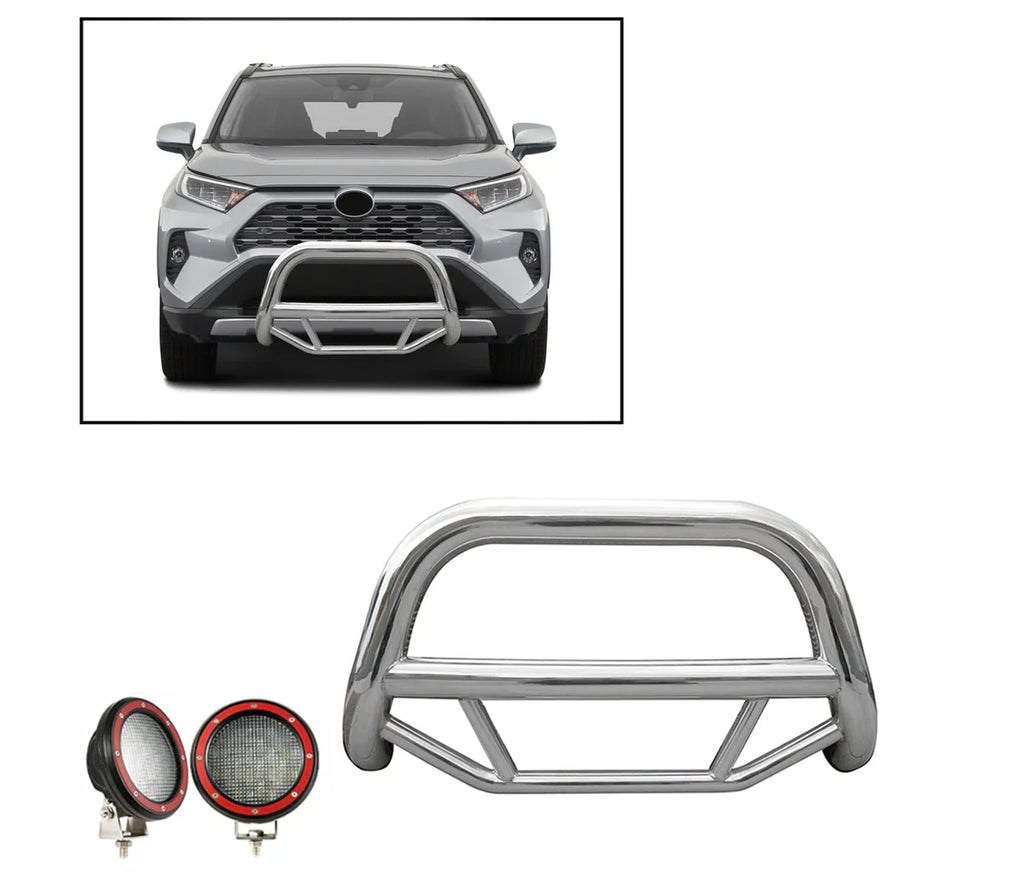 Black Horse Off Road Stainless Steel Stainless Steel No skid plate MBS-TOB4401-PLFR
