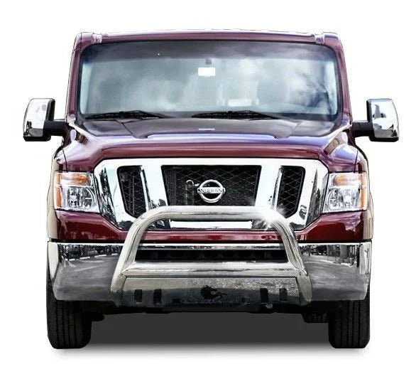 Black Horse Off Road Stainless Steel Stainless Steel Skid Plate BB113206-SP fits 2016 Nissan Titan XD - Detail View