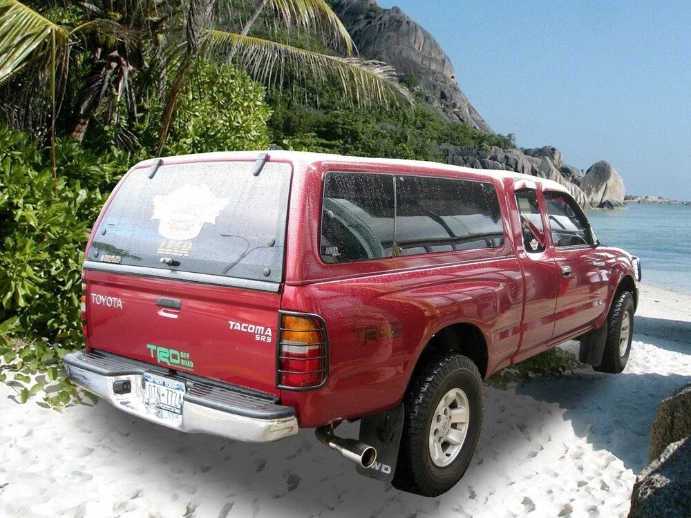 Black Horse Off Road Tail Light Guards 7G096304A fits 1998-2004 Toyota Tacoma - Main Product View