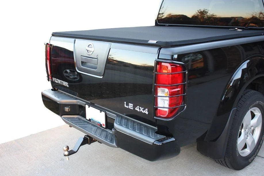 Black Horse Off Road Tail Light Guards 7NIFRA fits 2005 Nissan Frontier - Detail View