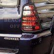 Load image into Gallery viewer, Black Horse Off Road Tail Light Guards 7TU15A fits 2003 Toyota 4Runner - Detail View