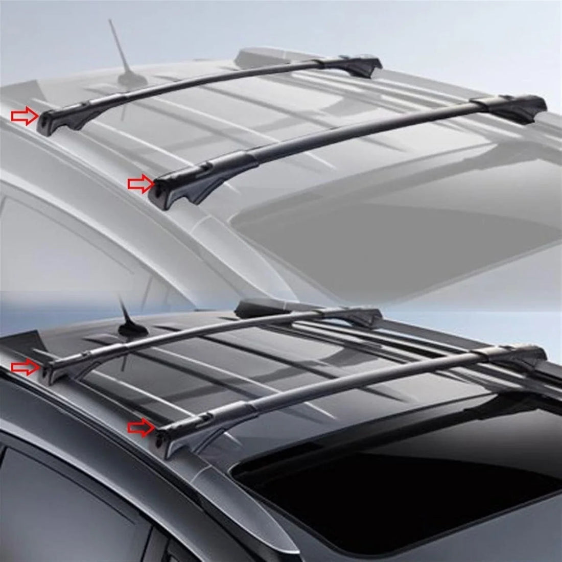 Black Horse Off Road Traveler Cross Bar TR-60BK - Detail View