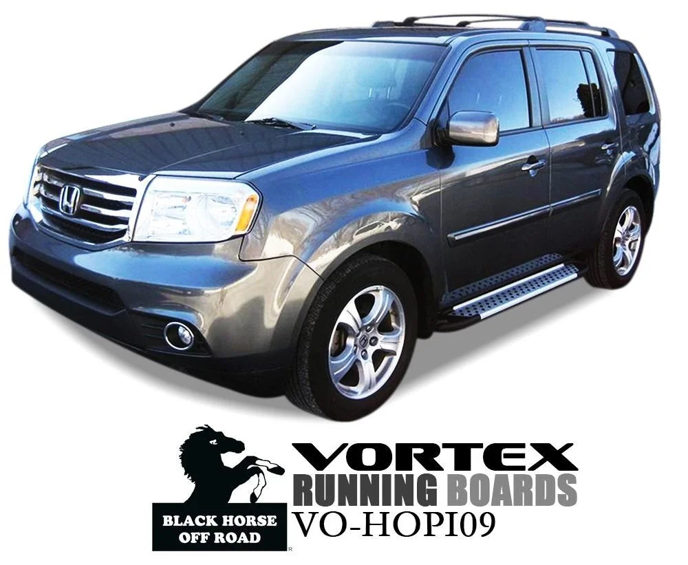 Black Horse Off Road Vortex Running Boards VO-HOPI09 fits 2007-2013 Acura MDX / 2009-2015 Honda Pilot - Main Product View