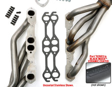 Load image into Gallery viewer, Black S/S Mid-Length Headers For 67-81 Camaro, G-Body w/283-400 Hedman Hedders - Additional View 5