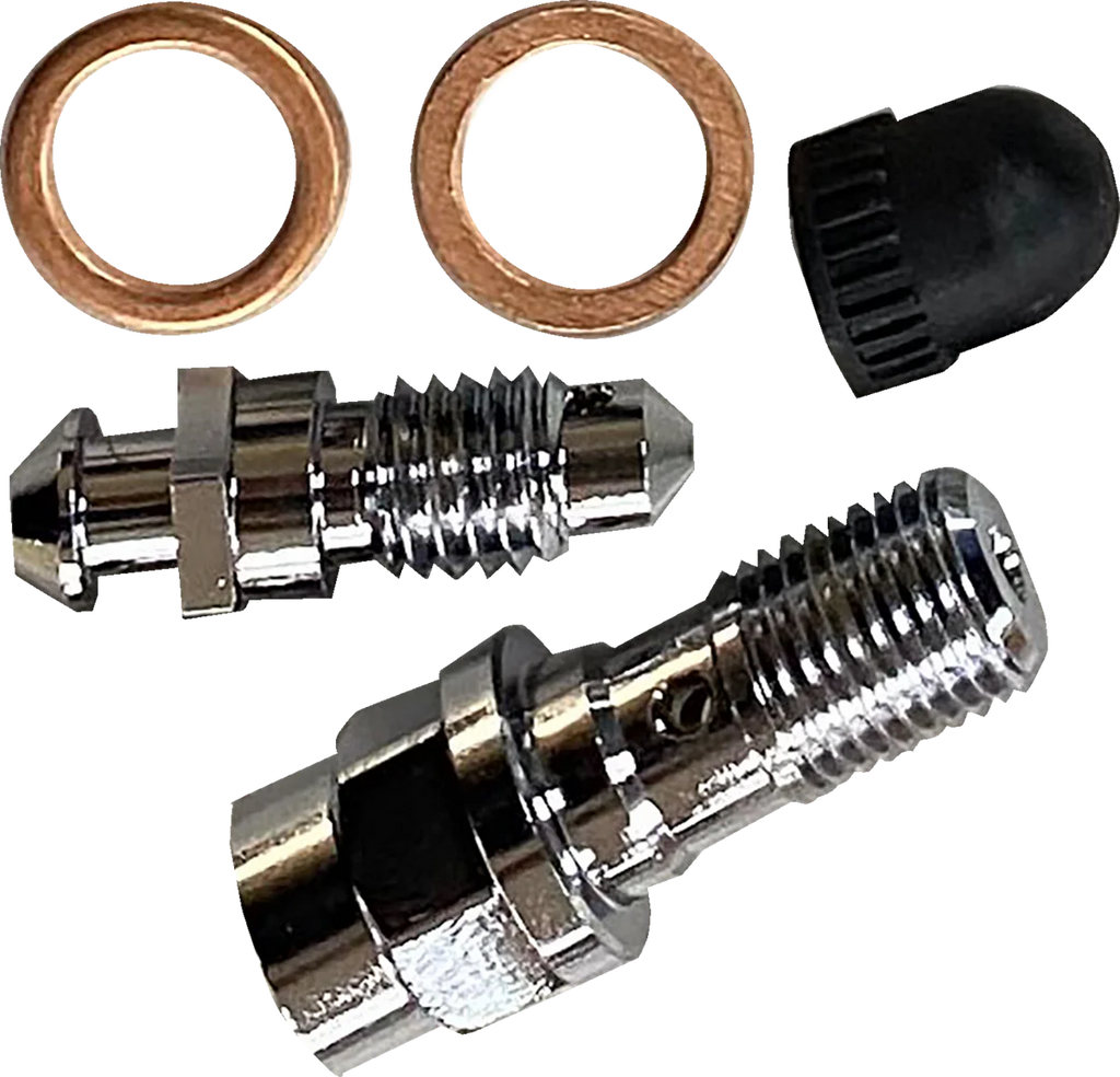 Bleeder & Caliper Banjo Bolt Kit DragSpecialties B16-0726C - Main Product View