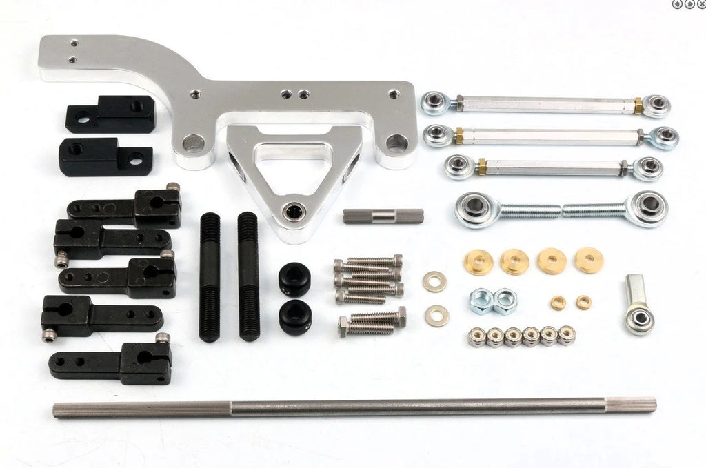 Blower Drive Service Dual Carb Linkage Kit Billet Tower & Base
