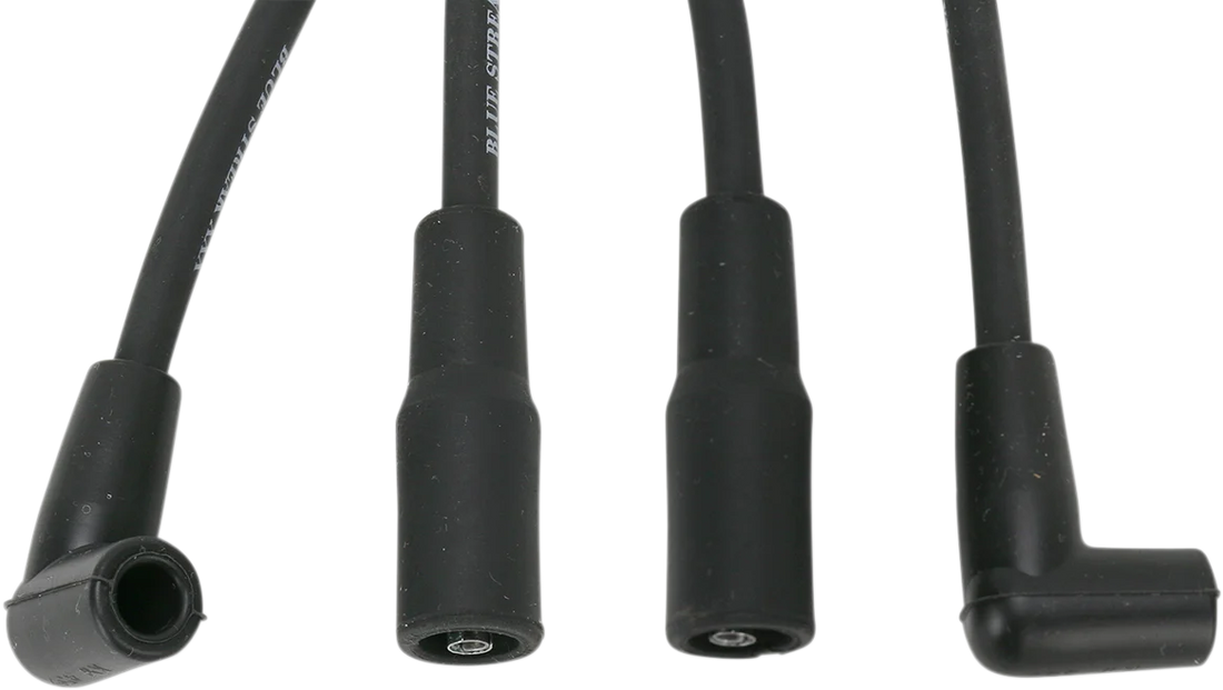 Blue Streak 8mm Spark Plug Wire Set - Softail MC-SPW13 - Side View
