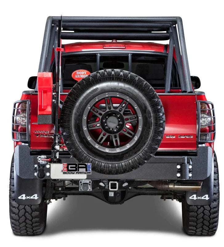 Body Armor 4x4 05-15 Toyota Tacoma Pro Series Tire Carrier Fits TC-2961 Only - Side View
