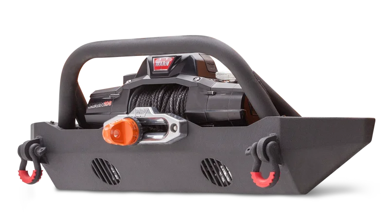 Body Armor 4x4 07-18 Jeep Wrangler JK Front Bumper Full Width - Side View