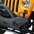 Load image into Gallery viewer, Body Armor 4x4 07-18 Jeep Wrangler JK Front Bumper Mid Stubby - Back View