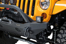 Load image into Gallery viewer, Body Armor 4x4 07-18 Jeep Wrangler JK Front Bumper Mid Stubby - Back View