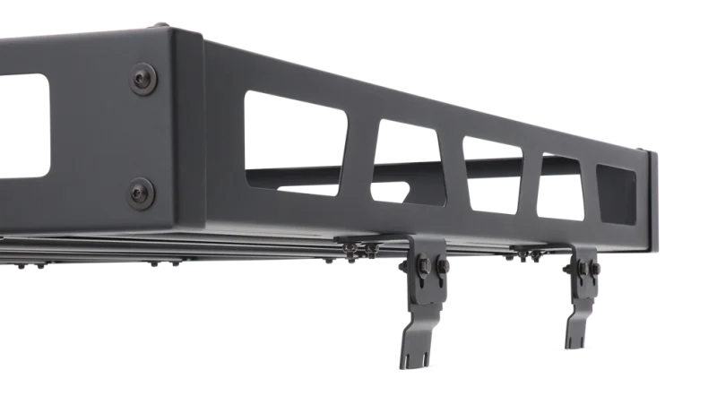 Body Armor 4x4 07-18 Jeep Wrangler JK Roof Rack Mount Kit - Back View