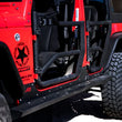 Load image into Gallery viewer, Body Armor 4x4 07-18 Jeep Wrangler JK Tube Doors Front Pair - Additional View 5