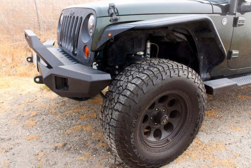 Body Armor 4x4 07-22 Jeep Wrangler JK/JL & Gladiator JT Orion Full-Width Front Bumper - Side View