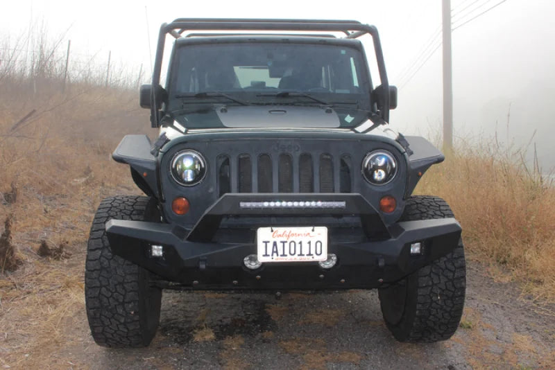 Body Armor 4x4 07-22 Jeep Wrangler JK/JL & Gladiator JT Orion Full-Width Front Bumper - Back View