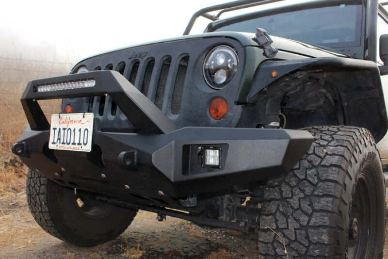 Body Armor 4x4 07-22 Jeep Wrangler JK/JL & Gladiator JT Orion Full-Width Front Bumper - Installation View