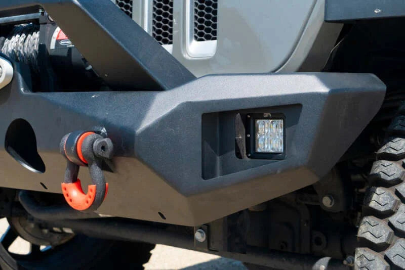 Body Armor 4x4 07-22 Jeep Wrangler JK/JL & Gladiator JT Orion Mid-Width Front Bumper - Back View