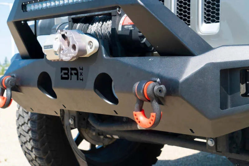 Body Armor 4x4 07-22 Jeep Wrangler JK/JL & Gladiator JT Orion Mid-Width Front Bumper - Installation View