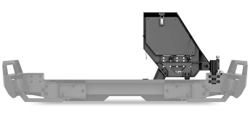 Body Armor 4x4 10-24 Toyota 4Runner Pro Series II - Driver-Side Swingout - Side View