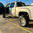 Load image into Gallery viewer, Body Armor 4x4 14-18 GM Silverado/Sierra 1500/2500/3500 (Gas Only) E-Power Board Steps - Black - Main Product View